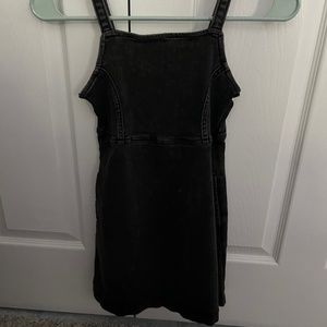 Abercrombie kids Jumper dress distressed black (size 9/10)